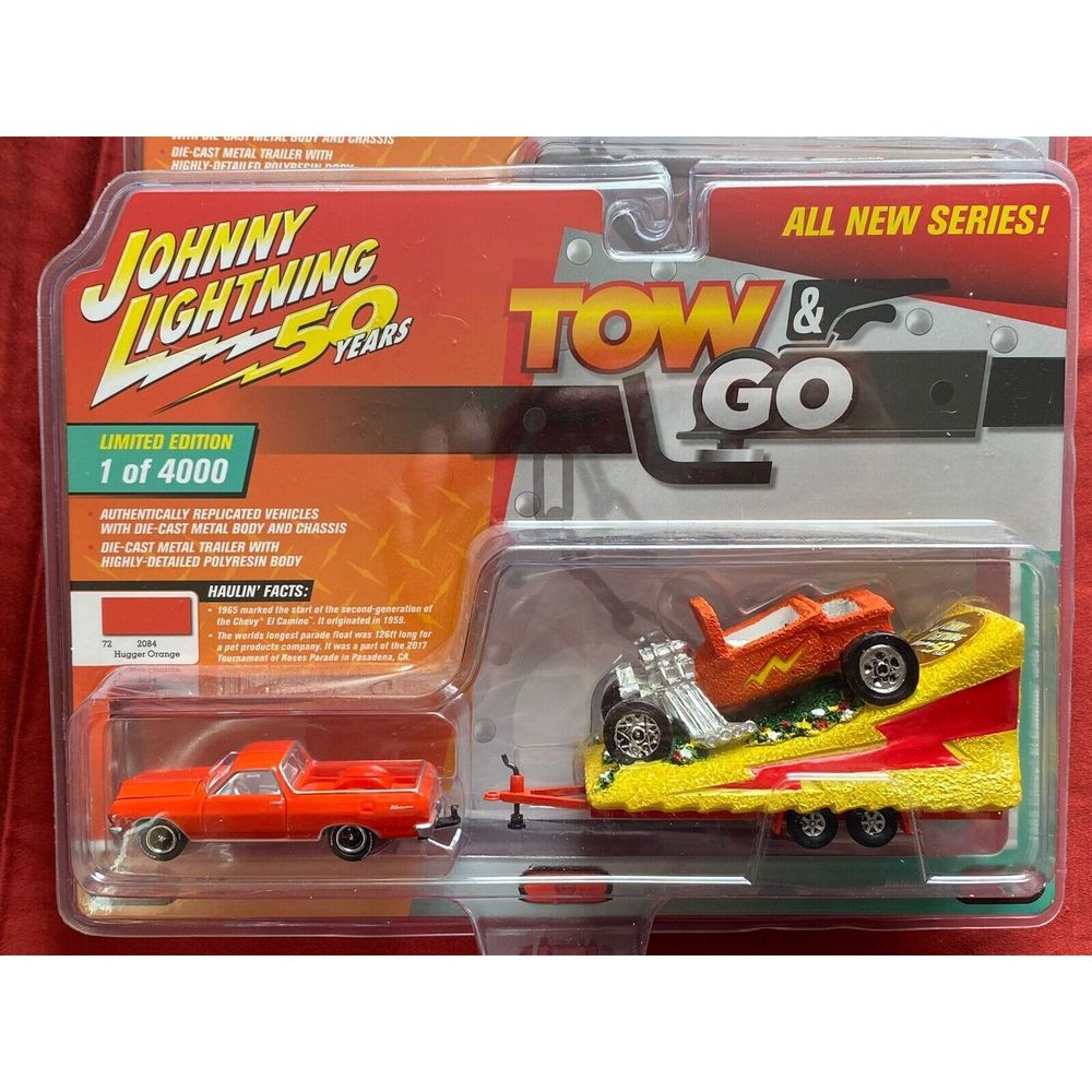Johnny White Lightning 1965 El Camino Tow & Go w/ Float Limited Edition NEW